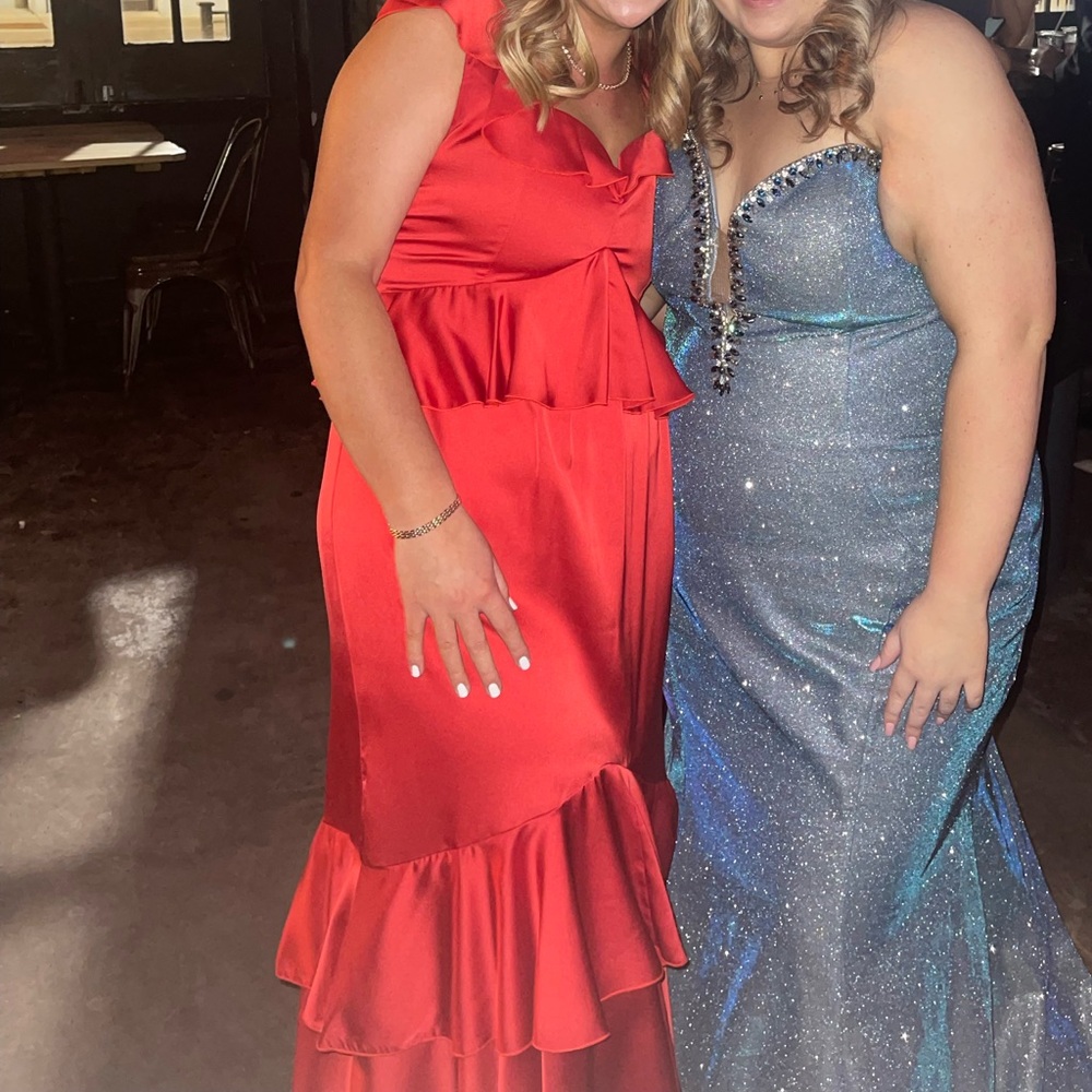 Show Me Your MuMu Red Ruffle Dress